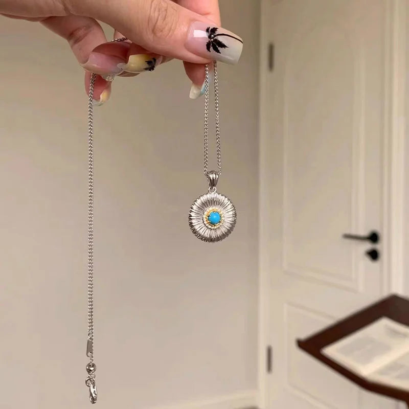 Mewanry Natural Stone Necklaces For Women Girls New Trendy Simple Elegant Temperament Vintage Clavicle Chain Anniversary Jewelry