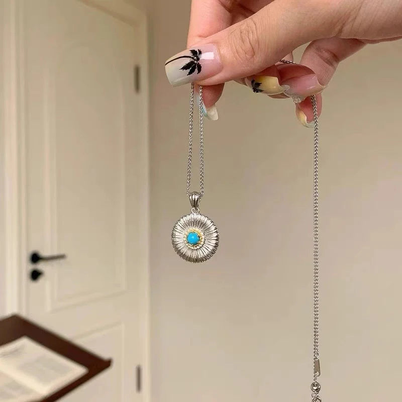 Mewanry Natural Stone Necklaces For Women Girls New Trendy Simple Elegant Temperament Vintage Clavicle Chain Anniversary Jewelry