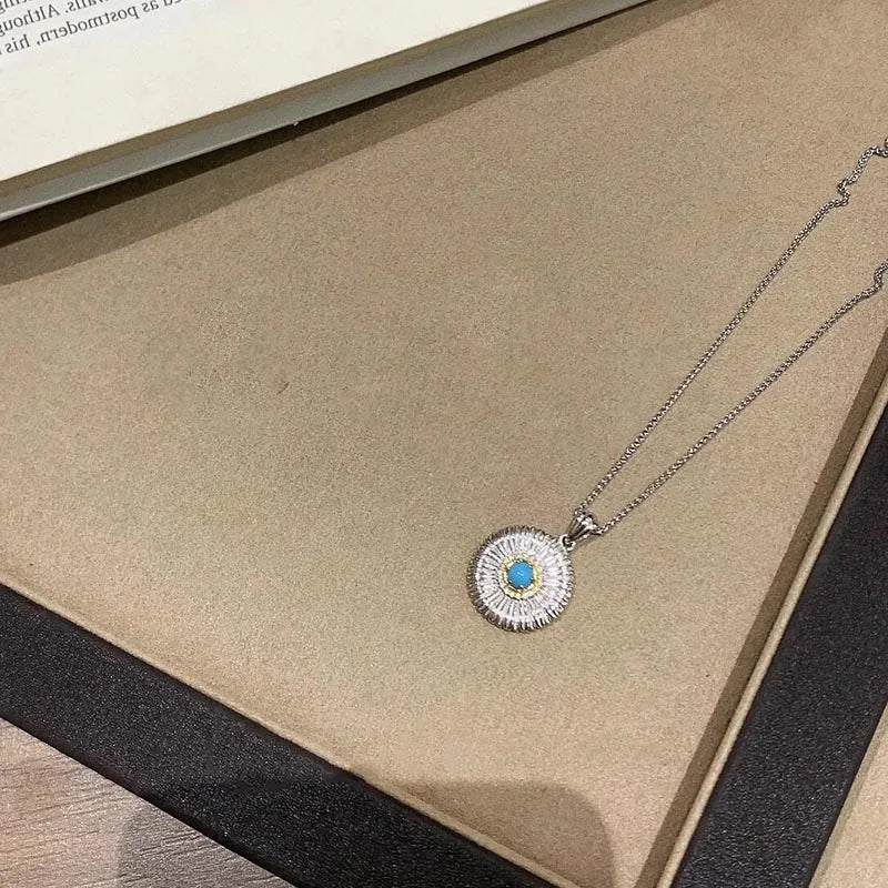 Mewanry Natural Stone Necklaces For Women Girls New Trendy Simple Elegant Temperament Vintage Clavicle Chain Anniversary Jewelry